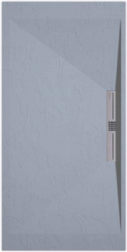 Sanifun douchebak Stone Side Gray Slate 1000 x 900 S