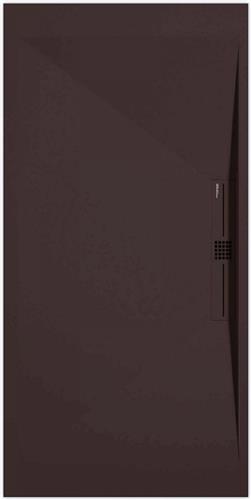 Sanifun douchebak Stone Side Chocolate Smooth 1000 x 900 P