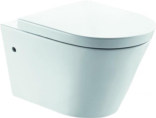 Sanifun Rimless hangtoilet Jaimica 550 Wit combi