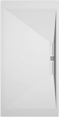 Sanifun douchebak Stone Side White Smooth 1200 x 900 P