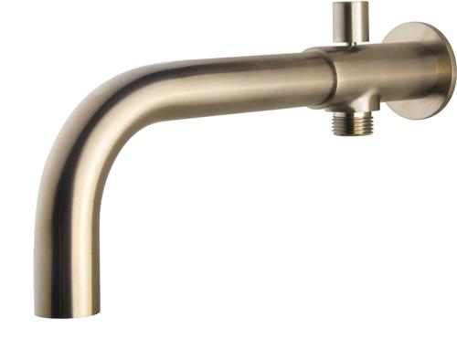 Wiesbaden Caral Inbouw Baduitloop met Omstel 23 cm. - RVS Look