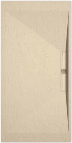 Sanifun douchebak Stone Side Cream Slate 1000 x 800 P