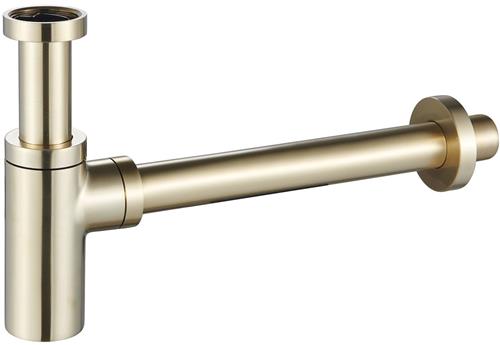 Sanifun wastafelsifon Kandy 5/4'' x 32 mm geborsteld messing