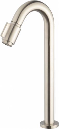 Wiesbaden Victoria XL luxe toiletkraan 30cm geborsteld staal