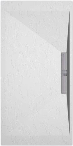 Sanifun douchebak Stone Side White Slate 1400 x 700 S
