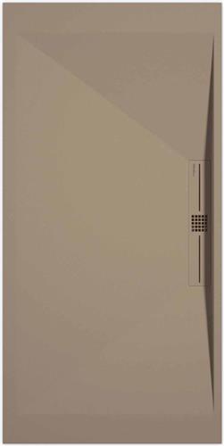 Sanifun douchebak Stone Side Moka Smooth 1300 x 800 P