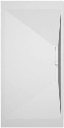 Sanifun douchebak Stone Side White Smooth 1300 x 900 P