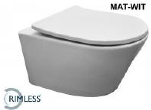 Sanifun hangtoilet Ozano 520 mat wit