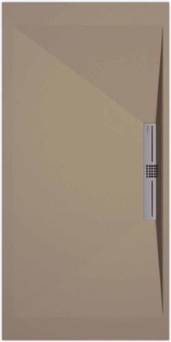 Sanifun douchebak Stone Side Moka Smooth 1600 x 900 S