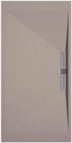 Sanifun douchebak Stone Side Sand Slate 900 x 700 S