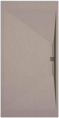 Sanifun douchebak Stone Side Sand Slate 900 x 800 P