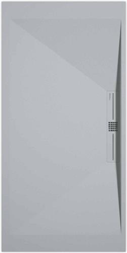 Sanifun douchebak Stone Side Gray 7035 Smooth 900 x 900 P