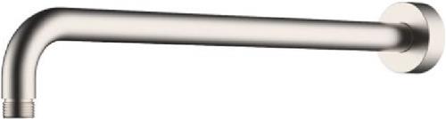 Sanifun douchearm rond muurbevestiging 350 mm geborsteld staal