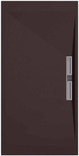Sanifun douchebak Stone Side Chocolate Smooth 1300 x 700 S