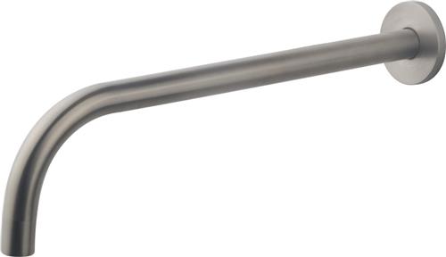 Wiesbaden Slim Inbouw Uitloop 30 cm. - RVS Look