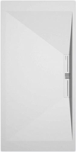 Sanifun douchebak Stone Side White Smooth 1000 x 800 P