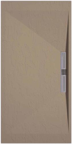 Sanifun douchebak Stone Side Moka Slate 1100 x 700 S