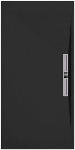 Sanifun douchebak Stone Side Black Slate 1300 x 800 S