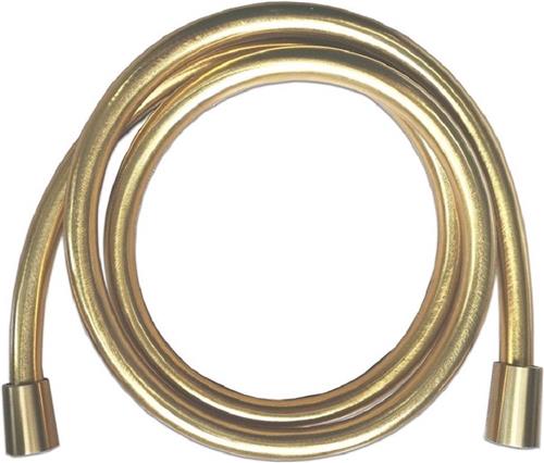 Wiesbaden Smooth Kunststof Doucheslang 150 cm. - Goud Look - Geborsteld Messing