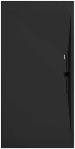 Sanifun douchebak Stone Side Black Smooth 900 x 700 P