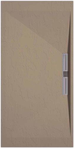 Sanifun douchebak Stone Side Moka Slate 1600 x 900 S