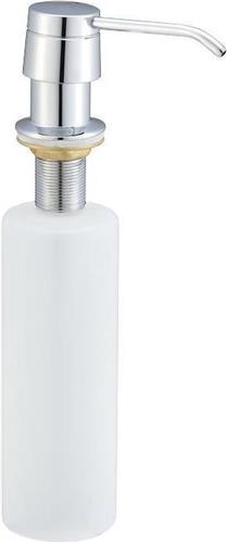 Wiesbaden Round Inbouw zeeppompje chroom kunststof fles 250ml