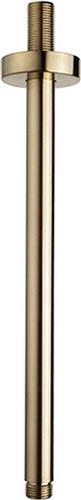 Wiesbaden Luxe Douchearm Rond Plafonduitloop 30cm Geborsteld Messing