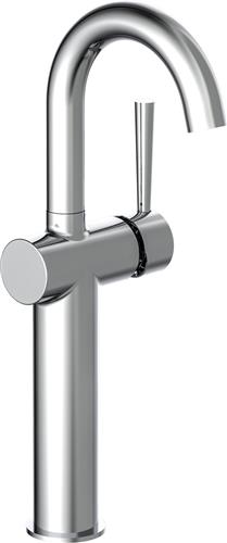SCHÜTTE Cornwall Wastafelkraan - Mengkraan - Zijdelingse Greep - Verhoogd - Chroom
