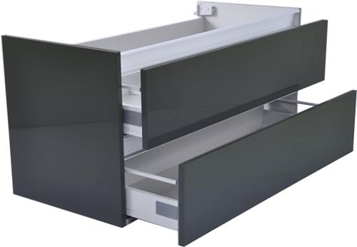 Vision onderkast 100 x 46 cm hoogglans grijs