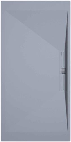 Sanifun douchebak Stone Side Gray Smooth 1200 x 700 P