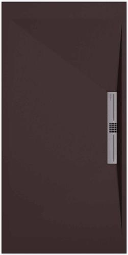 Sanifun douchebak Stone Side Chocolate Smooth 1200 x 900 S
