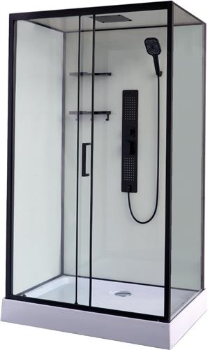 Sanifun complete douchecabine Mercury 1200 x 900 Kitvrij