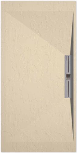 Sanifun douchebak Stone Side Cream Slate 1100 x 700 S