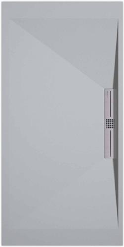 Sanifun douchebak Stone Side Gray 7035 Smooth 1400 x 800 S