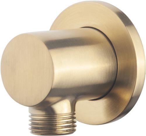 Sanifun Sing luxe mess.muur doucheaansluiting rond 1/2'' messing