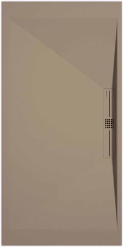 Sanifun douchebak Stone Side Moka Smooth 1300 x 900 P