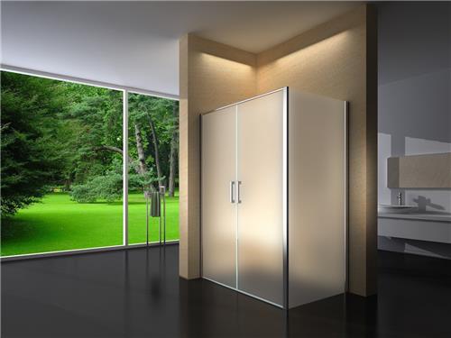 Sanifun douchecabine Sebastiano 1200 x 800 Z mat glas