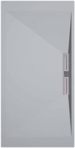 Sanifun douchebak Stone Side Gray 7035 Smooth 900 x 700 S