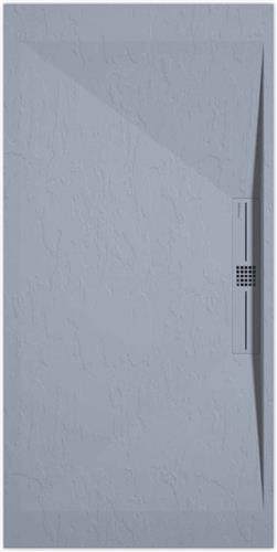 Sanifun douchebak Stone Side Gray Slate 900 x 800 P