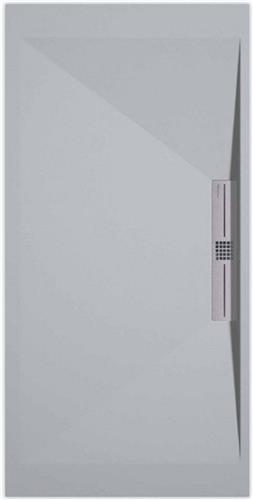 Sanifun douchebak Stone Side Gray 7035 Smooth 1600 x 900 S