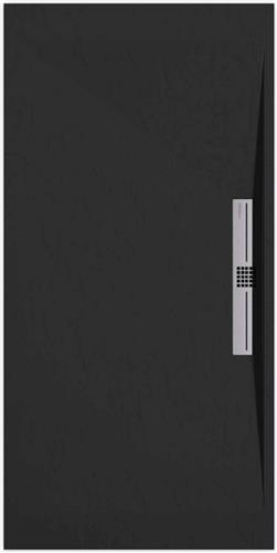 Sanifun douchebak Stone Side Black Slate 900 x 900 S