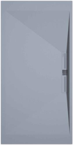 Sanifun douchebak Stone Side Gray Smooth 900 x 900 P