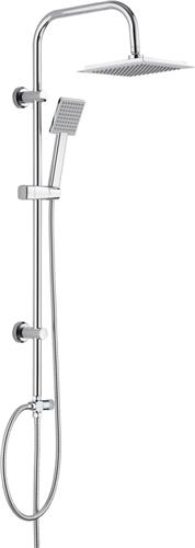 Sanifun Regendoucheset Nio 1035  Luxe Design met Verstelbare Bevestiging en Antikalk
