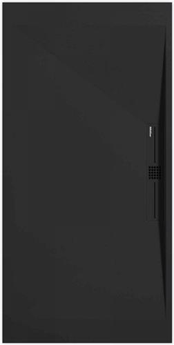 Sanifun douchebak Stone Side Black Smooth 1000 x 700 P