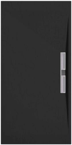 Sanifun douchebak Stone Side Black Slate 1300 x 900 S
