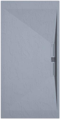 Sanifun douchebak Stone Side Gray Slate 1000 x 900 P