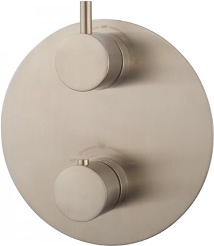 Sanifun afbouwplaat Sefa geborsteld staal