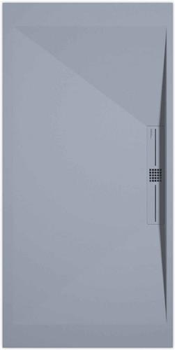 Sanifun douchebak Stone Side Gray Smooth 900 x 700 P