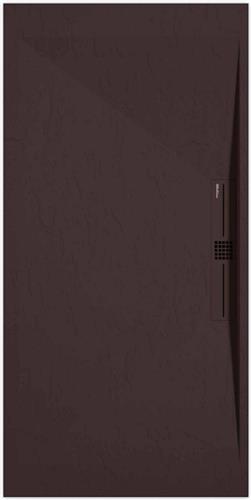 Sanifun douchebak Stone Side Chocolate Slate 900 x 900 P