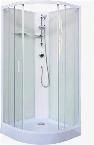 Sanifun douchecabine Steff 800 x 800  kitvrij, incl. sifon